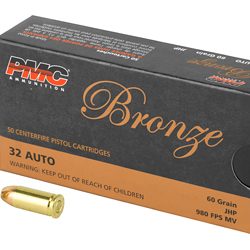 PMC BRNZ 32ACP 60GR JHP 50/1000