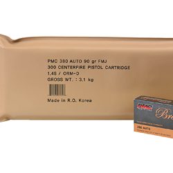 PMC BRNZ 380ACP 90GR FMJ 6 BX BP