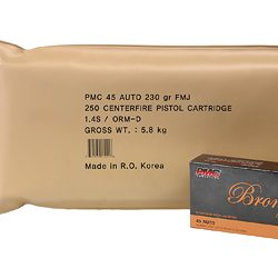 PMC BRNZ 45ACP 230GR FMJ 5 BX BP-$12 Shipping