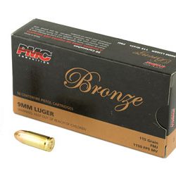 PMC BRNZ 9MM 115GR FMJ 50/1000