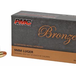 PMC BRNZ 9MM 124GR FMJ 50/1000