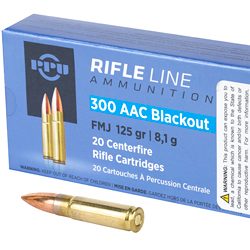 PPU 300BLK FMJ 125GR 20/1000