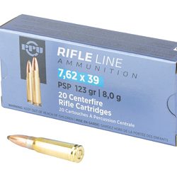 PPU 7.62X39 POINTED SP 123GR 20/1000