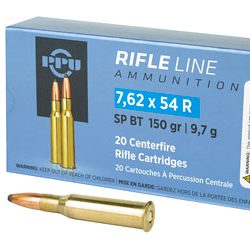 PPU 7.62X54R SP 150GR 20/200