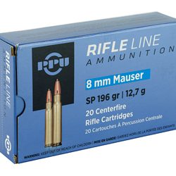 PPU 8MM MAUSER SP 196GR 20/200