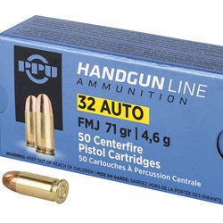 PPU 32ACP FMJ 71GR 50/1000
