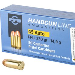PPU 45ACP FMJ 230GR 50/500