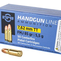 PPU 7.62 TOKAREV FMJ 85GR 50/500