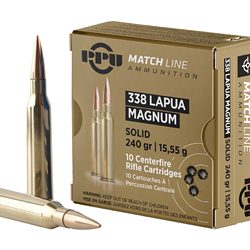 PPU 338 LAPUA MAG MATCH 240GR 10/200
