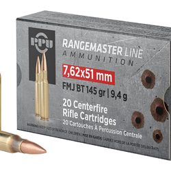 PPU 7.62X51 145GR RM FMJBT 20/500