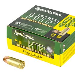 REM 9MM LUGER 115GR JHP 20/500