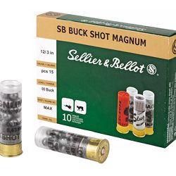 S&B 12GA 3" 00 15PEL 10/250