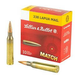 S&B 338LAPUA 300GR SIERRA 10/100
