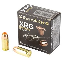 S&B 45ACP 165GR XRG 25/1000