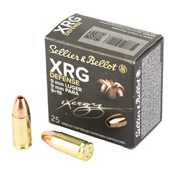 S&B 9MM 100GR XRG 25/1000