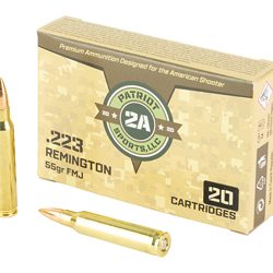 PATRIOT SPRT 223REM 55GR FMJ 20/1000