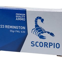 SCORPIO AMMO 223REM 55GR FMJ 20/1000