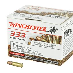 WIN 22LR 36GR CPR HP 333/3330