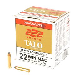 WIN TALO 22WMR 40GR JHP 222/2220