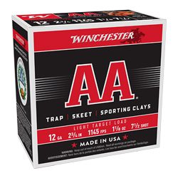 WIN AA TRGT 12GA 2.75" #8 25/250