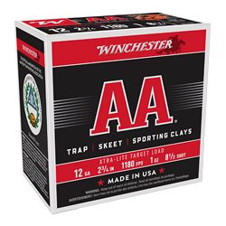 WIN AA EX-LIGHT 12GA 2.75" #8 25/250