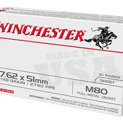WIN 7.62X51 M80 149GR FMJ 20/500