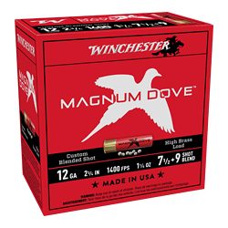 WIN MGNM DOVE 12GA 2.75" #7.5 25/250