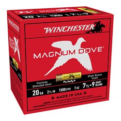WIN MGNM DOVE 20GA 2.75" #7.5 25/250