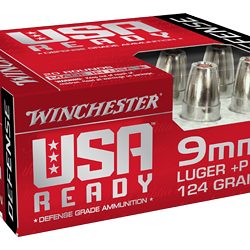 WIN 9MM LUGER +P 124GR HX HP 20/200