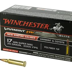 WIN VARMINT HV 17WSM 20GR PT 50/500
