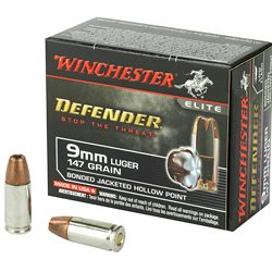 WIN DEFENDER 9MM 147GR JHP 20/200