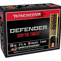WIN DEF 20GA 2-3/4" BUCK 3 10/100