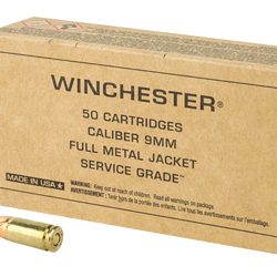 WIN SERVICE GRADE 9MM 115GR 50/500