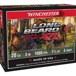 WIN LB XR TRKY 20GA 3" #6 1.25OZ 10