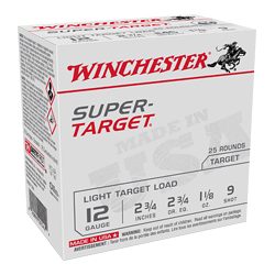 WIN SUPERTARGET 12GA 2.75" #9 25/250