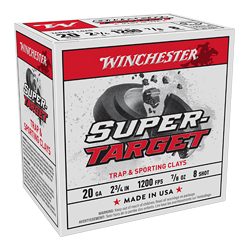WIN SUPERTRGT 20GA 2.75" #8 25/250