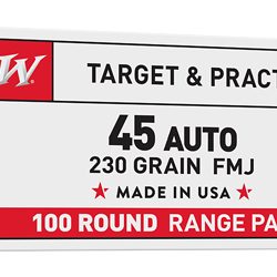 WIN USA 45ACP 230GR FMJ 100/500