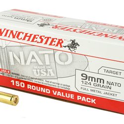 WIN USA 9MM NATO 124GR FMJ 150/750