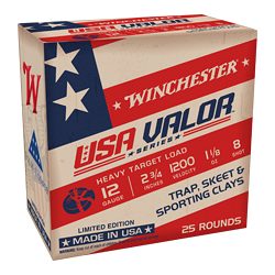 WIN USA VALOR 12GA 2.75" #8 25/250