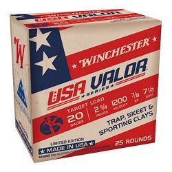WIN USA VALOR 20GA 2.75" #7.5 25/250