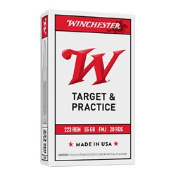 WIN USA TRGT 223REM 55GR FMJ 20/1000
