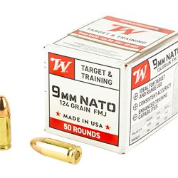 WIN USA 9MM NATO 124GR FMJ 50/1000
