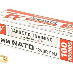 WIN USA 9MM NATO 124GR FMJ 100/1000
