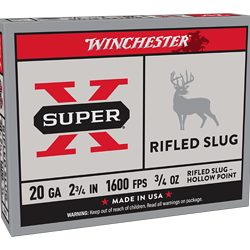 WIN SPRX 20GA 2.75" 3/4OZ RFLD 5/250