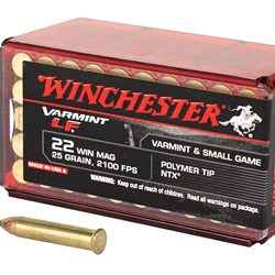 WIN VARMINT LF 22WMR 25GR NTX 50/