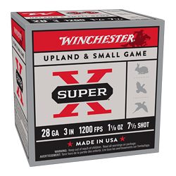 WIN SUPERX 28GA 3" #7.5 25/250