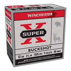 WIN SUPER-X 12GA 2.75" 00BUCK 25/250