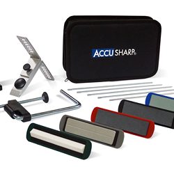AccuSharp Knife Sharpener, 5 Stone Precision Sharpening Kit