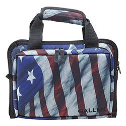Allen Company Victory Duplex Double Handgun Case, American Flag Finish, Endur...