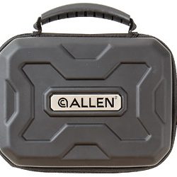 Allen Company Exo Pistol Case, Black Thermo-molded Exoskeleton, 9"x6.25", Loc...